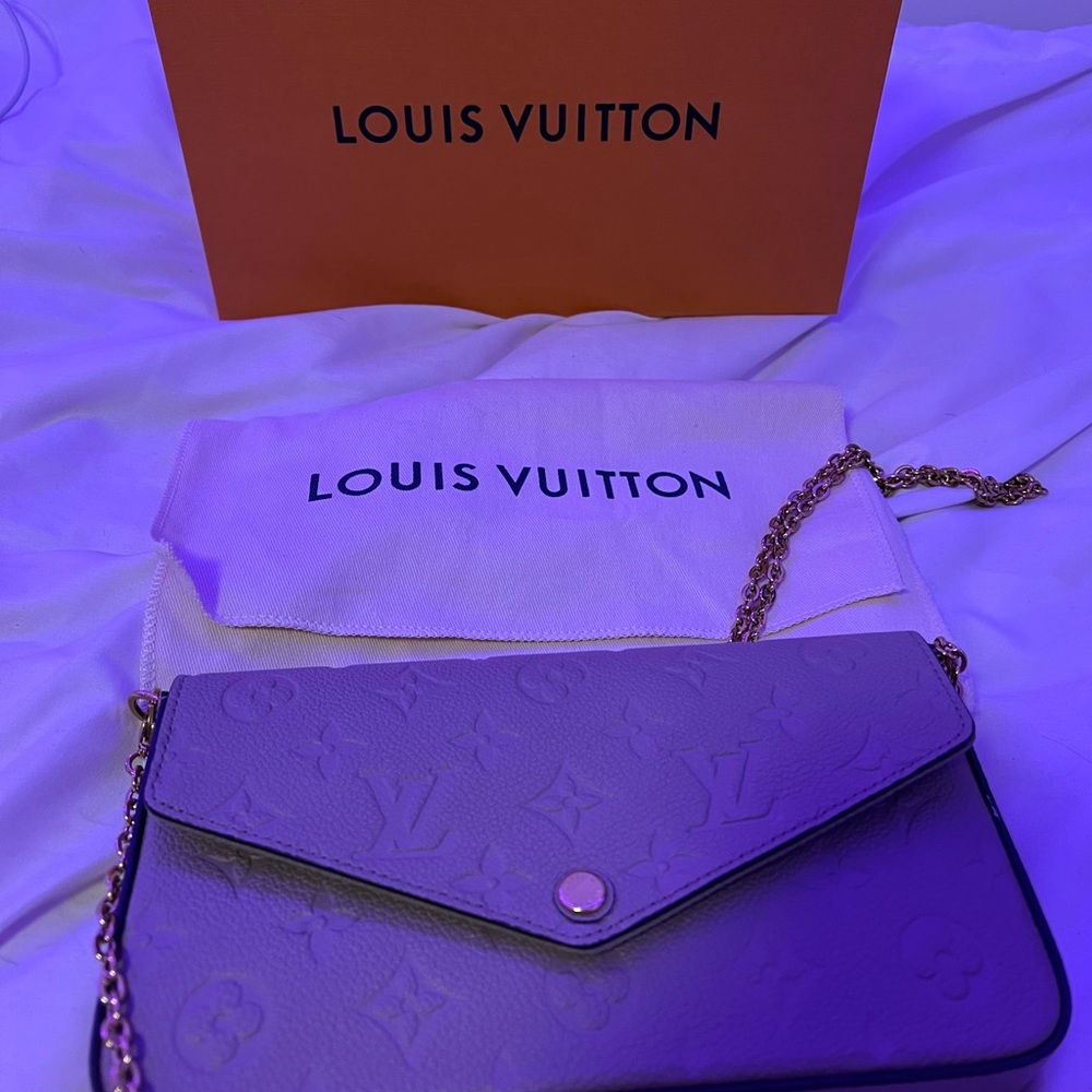 Louis Vuitton Felicie Pochette Monogram Empreinte Leather